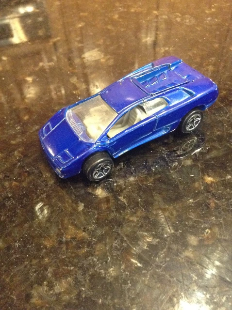 MATCHBOX LAMBORGHINI DIABLO Diecast toy car - Blue 1991 RARE $3.00