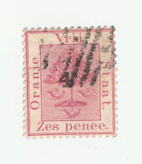 ORANGE FREE STATE STAMPS 1877 SG.10, SG 11a, 2X SG 12. USED.