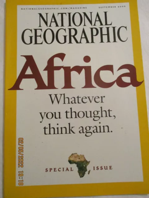 Nat.geographic, Vol. 208 n° 3,sept. 2005 : AFRICA, special issue