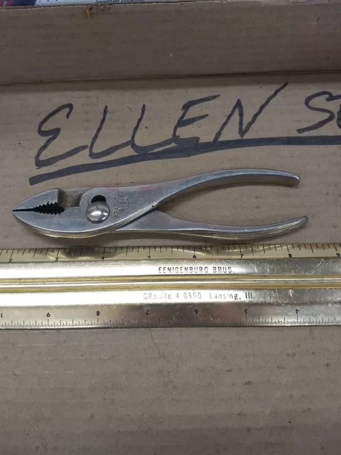 Vintage Kraeuter 356-6 Slip Joint Pliers USA