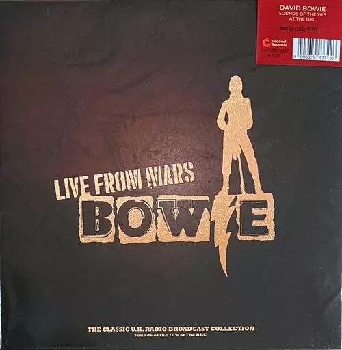 David Bowie - Live From Mars - Vinyl LP 33T Neuf sous Blister 180grs Rouge