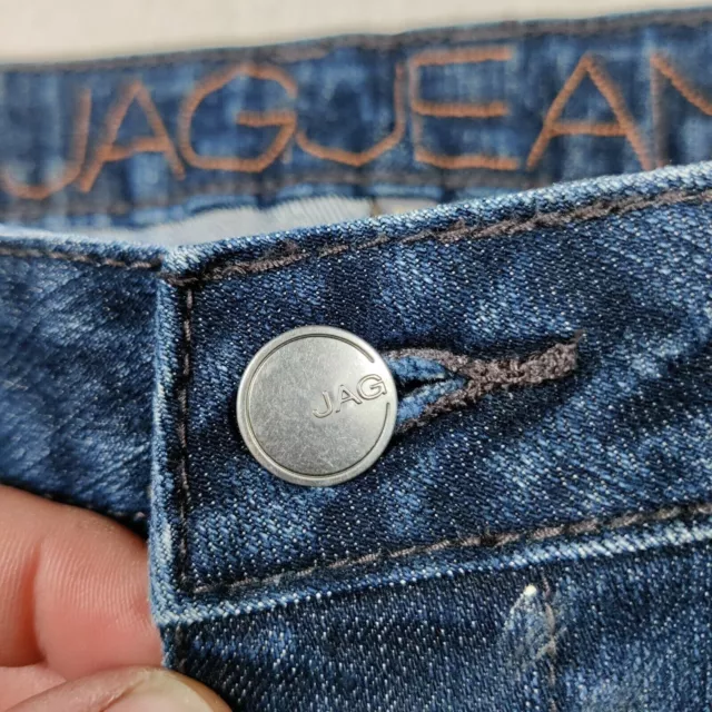 Women's Jag Jeans Mid Rise Slim Leg Jeans sz 10 Stretch 5 Pocket Fast Shipping 3