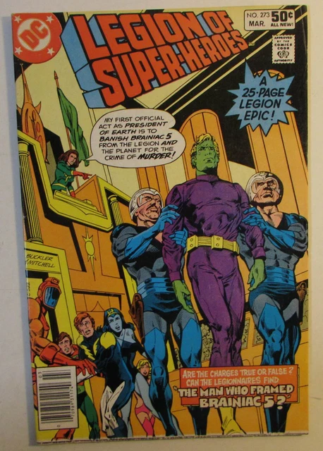 Legion of Super-Heroes #273 DC Comics (1981) 2nd Series 1st Print Comic Book