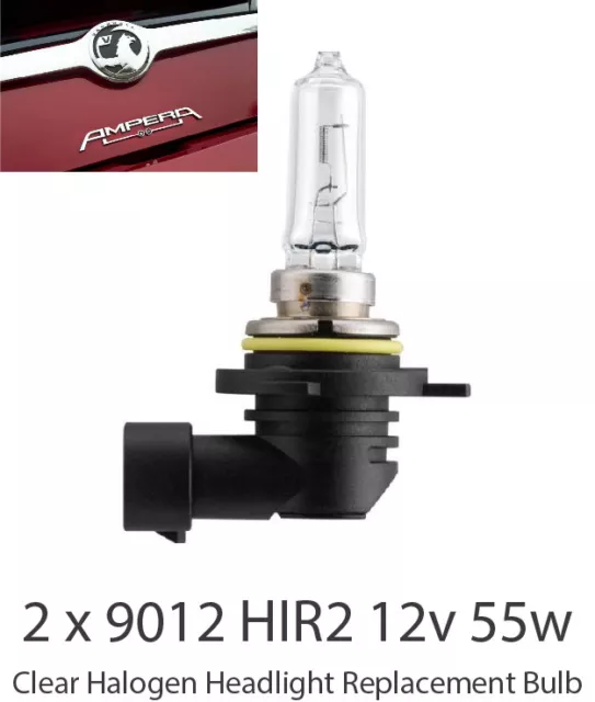 LUMRO Original 9012 HIR2 55W Halogen Headlamp Headlight Bulb