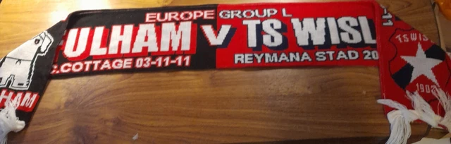 Fulham V Ts Wisla Scarf Europe Group L 2011
