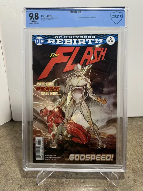 The Flash rebirth #6 CBCS  9.8 Key 1st Appearance Godspeed Cover DC Comics