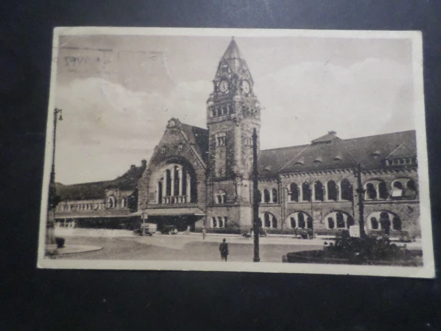 Cpa 57 Metz, La Gare, Vf Postcard