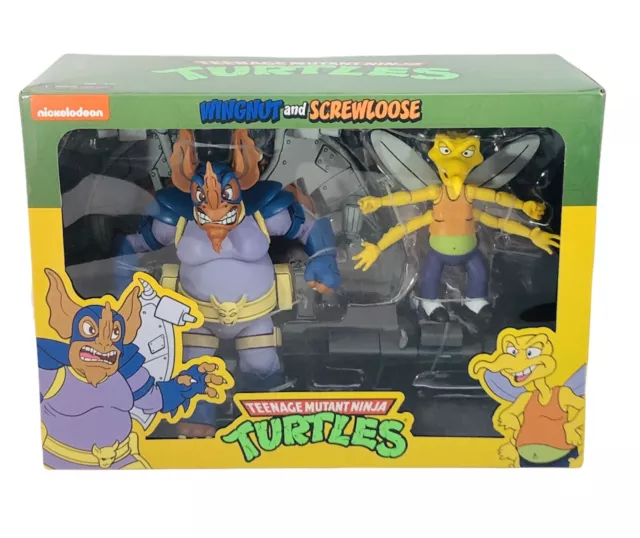 Teenage Mutant Ninja Turtles TMNT WINGNUT and SCREWLOOSE NECA Target Exclusive