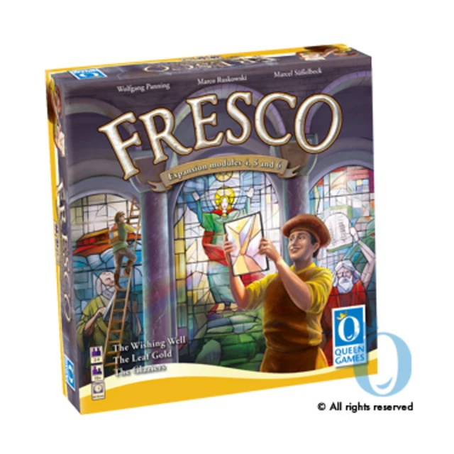 QUEEN BOARDGAME FRESCO Expansion - Modules 4, 5, and 6 Box NM $18.00 ...