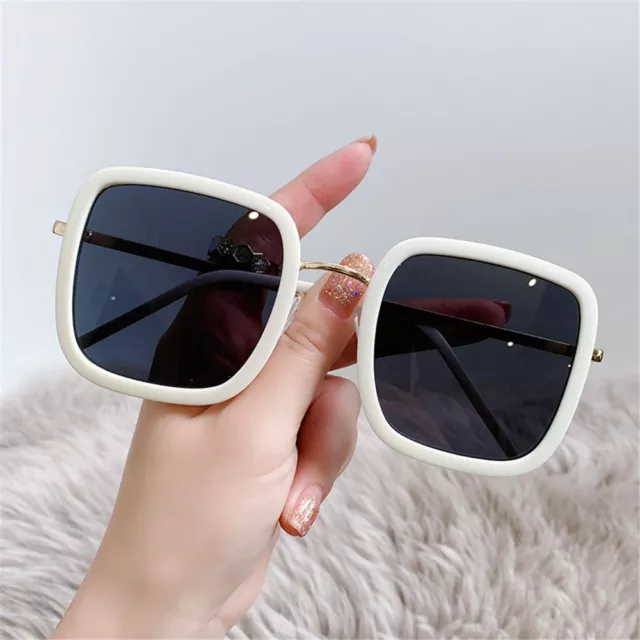 Vintage Square Oversized Sunglasses Women Sun Glasses Street Eyewear Men Shades