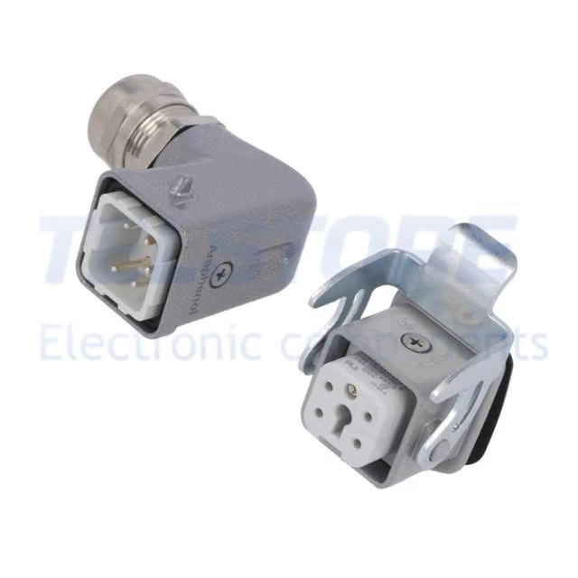 1pcs C146 10E004 926 4 Connettore HDC maschio + femmina C146 PIN 5 4+PE M20 10A