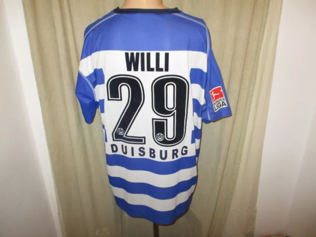 MSV Duisburg uhlsport Heim Trikot 2005/06 "ICELINE" + Nr.29 Willi Gr.XL- XXL