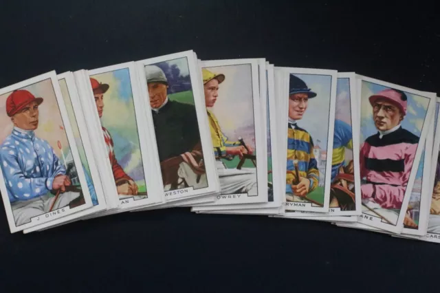 48 Famous Jockeys, 1936,  Gallaher Cigarette Cards, Vg-Ex Condition, (Full Set) 3