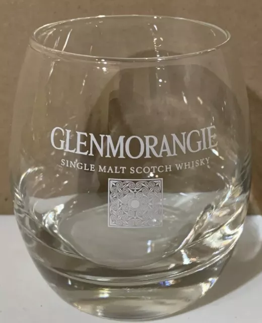 Glenmorangie Single Malt Scotch Whisky Rocks Glass Old Fashioned Whiskey Tumbler