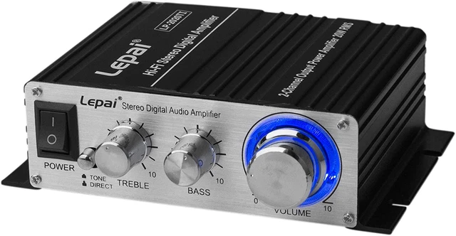 LP-2020TI Digital Hi-Fi Audio Mini Class D Stereo Amplifier with Power Supply
