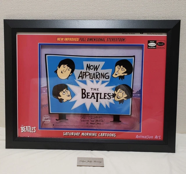 BEATLES ANIMATION CEL Frame Now Appearing 60th Anniversary of Debut