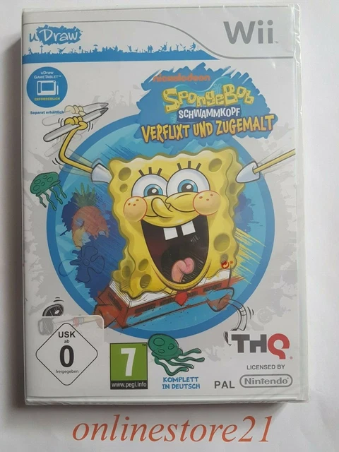 Spongebob Schwammkopf Verflixt And Zugemalt Nintendo Wii Complete IN German