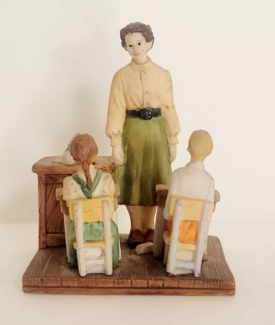 Norman Rockwell’s The School Teacher Portrait Of America Figurine