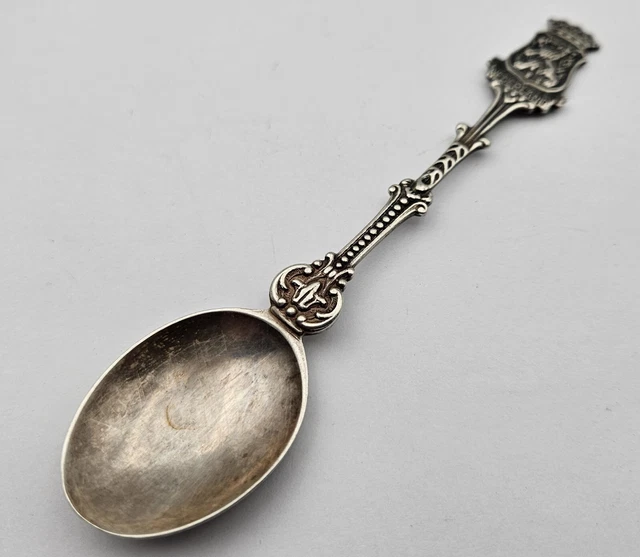 CUILLÈRE DE SOUVENIR Collector Argenté Armoiries Istanbul St Sophia 10