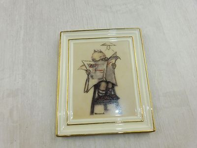 Berta Hummel Goebel Petit tableau décor enfant 