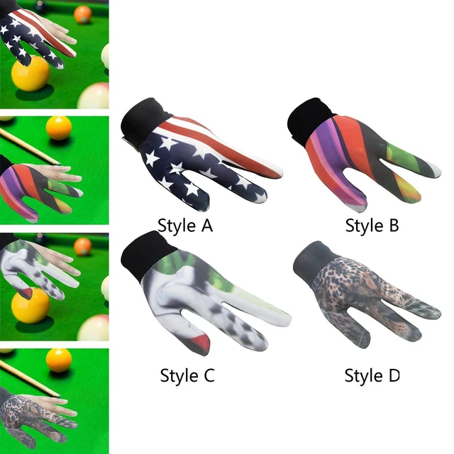 Boodun – gants de billard, 1 pièce, 3 doigts, pour... – Grandado