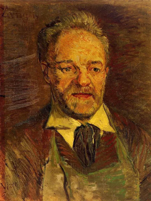 Oil painting Vincent Van Gogh - Portrait of an old man canvas
