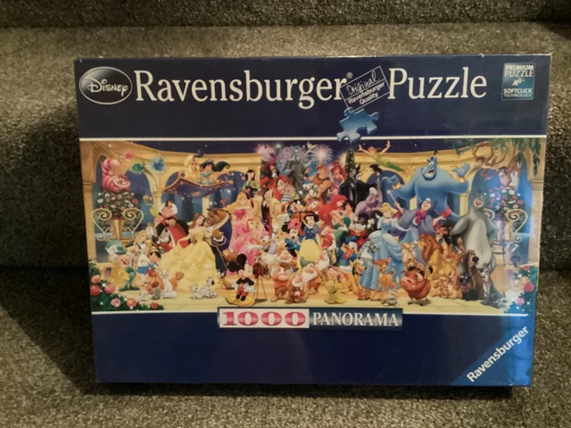 RAVENSBURGER DISNEY PANORAMA Puzzle 1000 Piece ‘Group Photo’ Jigsaw New ...