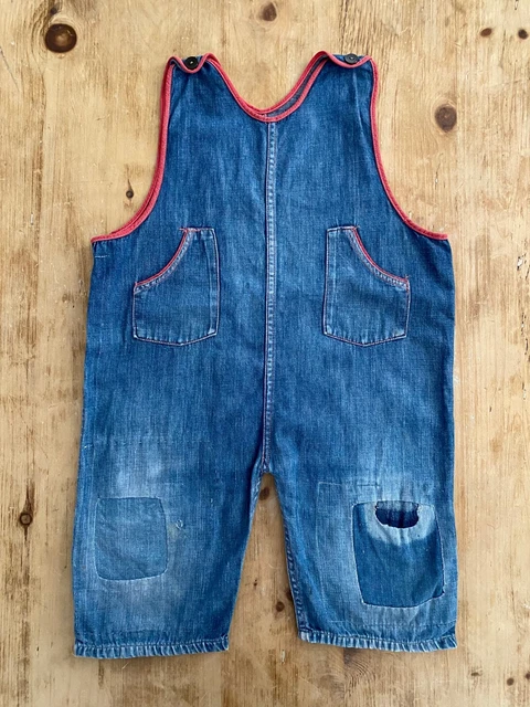 Abbigliamento da lavoro VINTAGE ANNI '40 UNION MADE KIDS SELVEDGE DENIM cimella jeans abbigliamento da lavoro