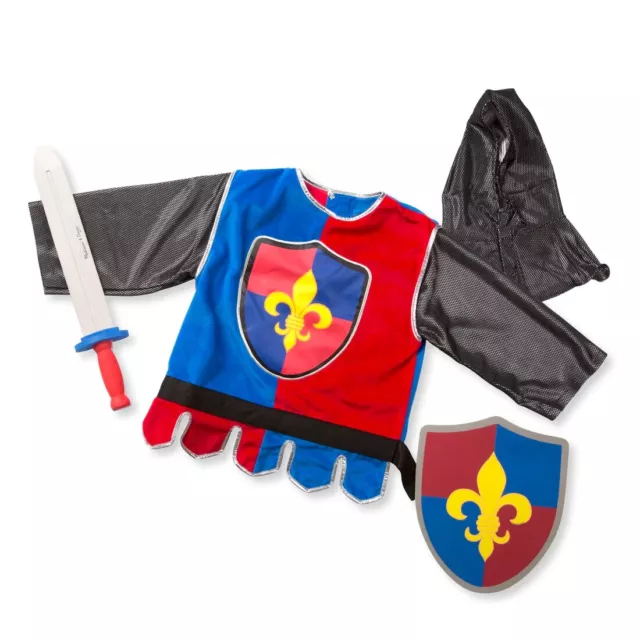 Knight Role-Play Costume Dress-up Set,(4pcs), Ages 3-6 Melissa & Doug