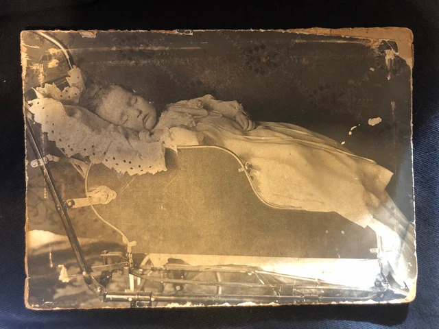 Identified Original Antique Post Mortem Photo Of Child