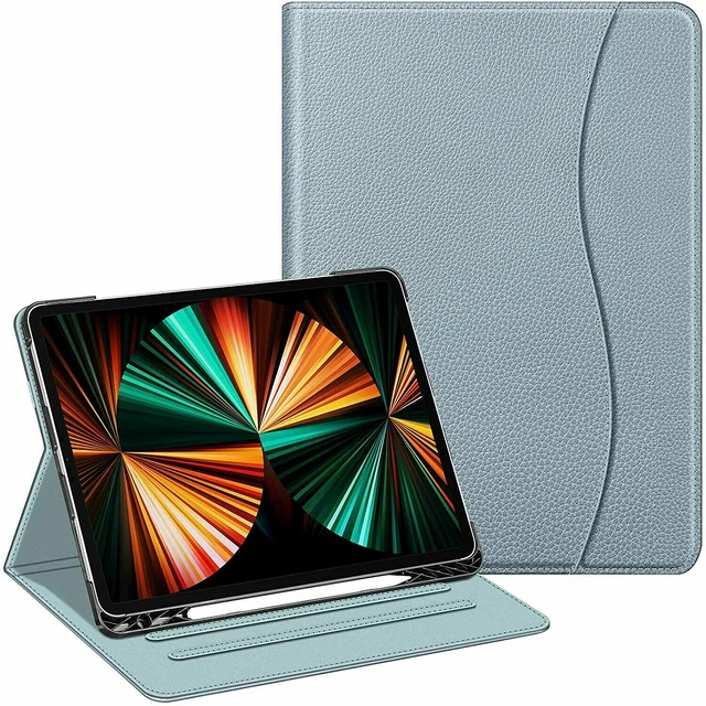 Folio Case for iPad Pro 12.9" 6th Generation 2022 Multi-Angle Smart Stand Cover