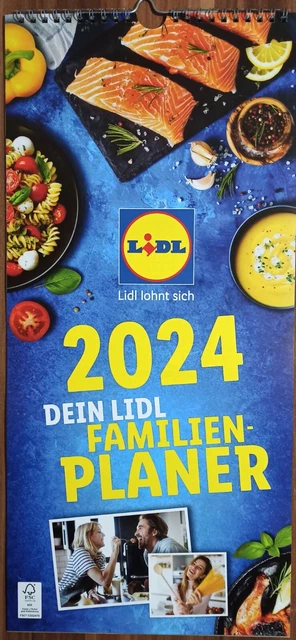 LIDL FAMILIEN-KALENDER 2024 EUR 2,50 - PicClick DE