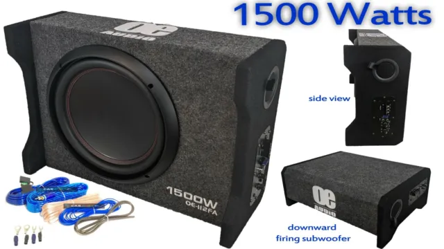 12"inch Active ported enclosures subwoofer box built in Amp comes with Cables
