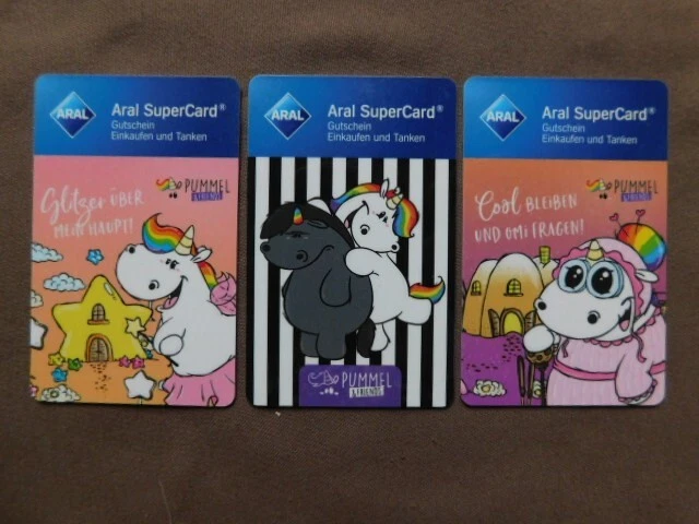 3 Aral Tank cards used Duitsland - PUMMEL