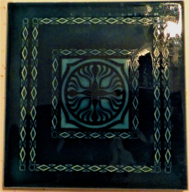 Wessel Art Nouveau Tile, Circa 1900-1905
