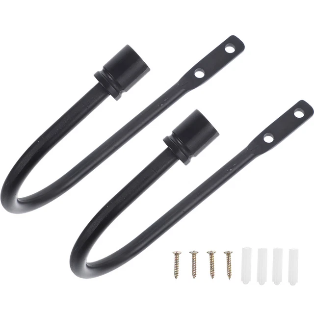 2 Pcs Curtain Hook Retro Drapery Holdback Wall Hanging Key Hanger Hooks