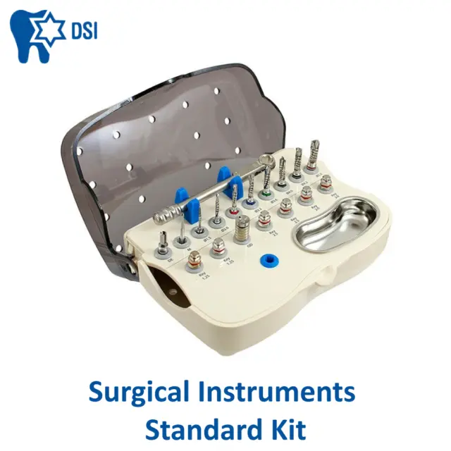 Dental Implant DSI Surgical Instruments Standard Kit Drill Ratchet Driver