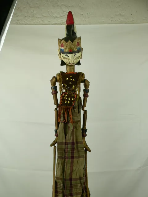 Wayang Golek Indonesien Stabpuppe Puppe antik Asien Marionette Holzpupppe