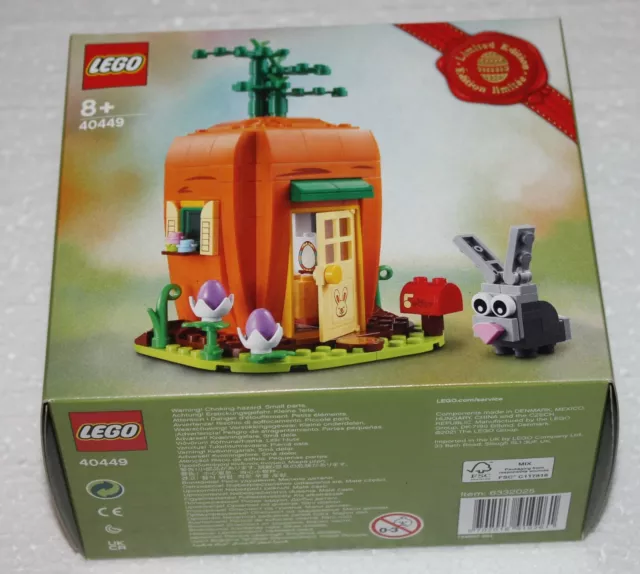 LEGO 40449 Carrot House of the Easter Bunny (Limited Edition) New & Original Packaging MISB