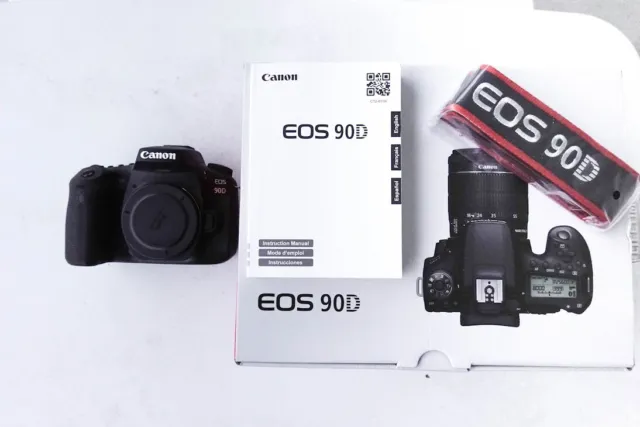 Canon EOS 90d DSLR Camera - (Body Only)  Near Mint Free Shipping Shutter 7K