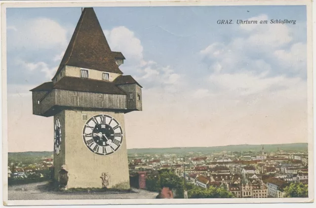 AK Graz Uhrturm am Schloßberg  (d251)