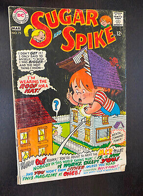 SUGAR AND SPIKE #75 (DC Comics 1967) -- Silver Age Humor -- G/VG