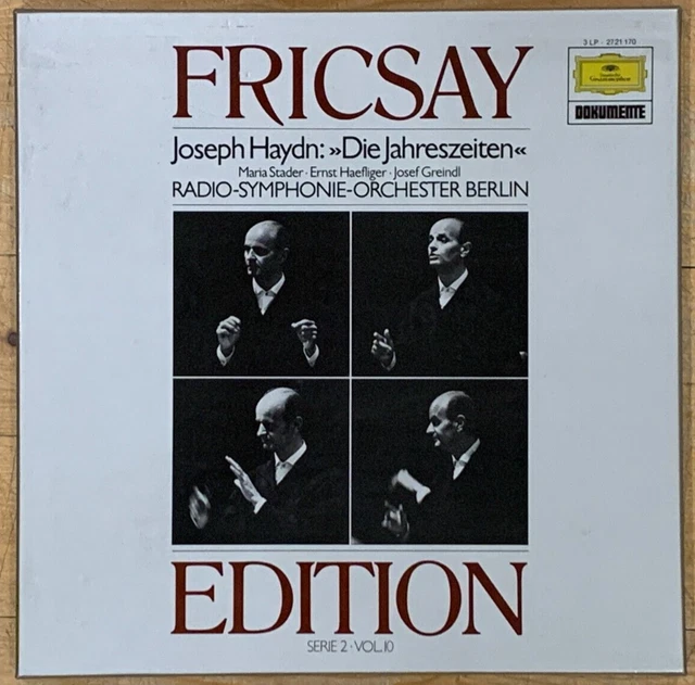 JOSEPH HAYDN - The Seasons - NEW SEALED 3 LP BOX SET (1977) TRIPLE