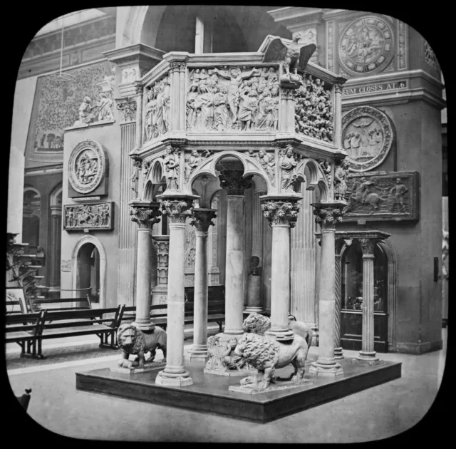 Magic Lantern Slide KENSINGTON ART MUSEUM NO48 C1888 PHOTO V&A VICTORIA & ALBERT