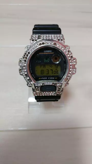 Relojes de pulsera CASIO G-SHOCK DW-6900 personalizados Fox Fire resistente al agua 20 bar B3764