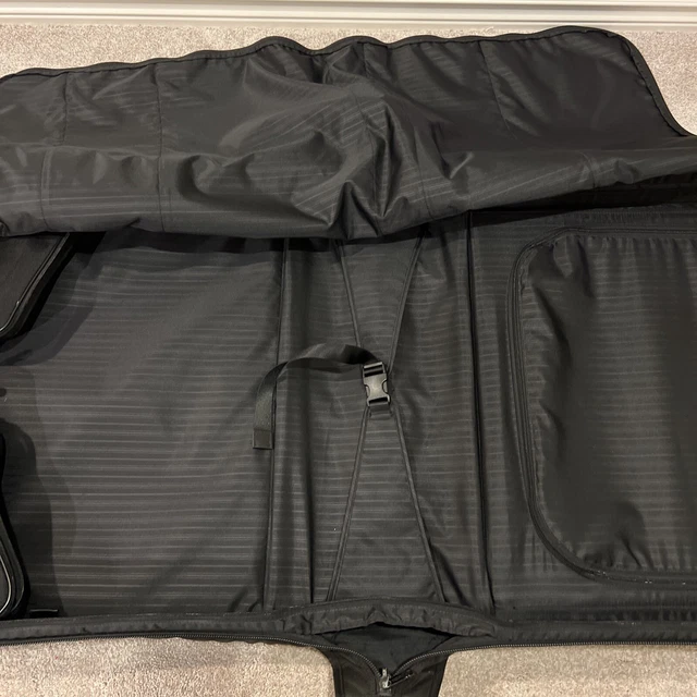 TUMI Alpha Ballistic Nylon Wheeled Garment Bag Luggage 22032DH 25x24x13 Bi Fold 12