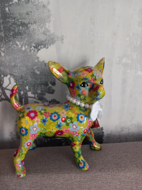 Pomme Pidou Nanou The Chihuahua With Original Name Tag. Perfect Condition