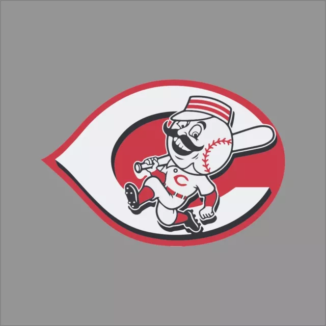 Cincinnati Reds #4 MLB Team Logo Vinyl Decal Sticker Car Window Wall Cornhole