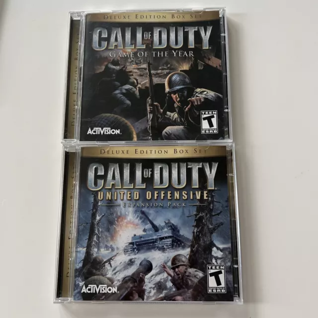 Call of Duty PC Deluxe Edition Box Set GOTY United Offensive Authentic