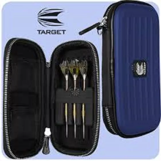 Target Takoma- Dart Case/Blue-Holds One Set Of Darts And Accessories